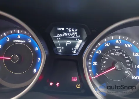 2013 Hyundai Elantra Gls из США, поврежденный, VIN KMHDH4AE1DU760590